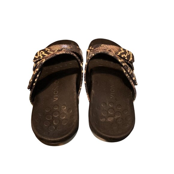 Vionic Women’s Slip On Snakeskin Randi II Boa Orthotic Arch Support Sandal 7.5 - Picture 5 of 10